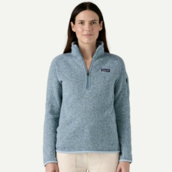 Patagonia Women's Better Sweater 1/4-Zip Fleece Fleck Blue size XS - Picture 1 of 11